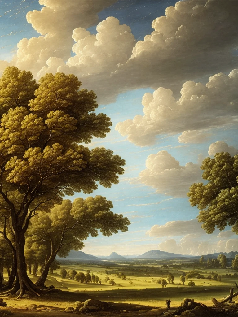 16k, massive details, ((complex details))) immense sky,field of many trees intertwined in the trunks,amazing sky,Level 15,rocky surface, (photorealistic), art (((Claude Lorrain))), J.R. Tolkien Type [sharp focus], (HDR), (8k), (gigapixel), (masterpiece)