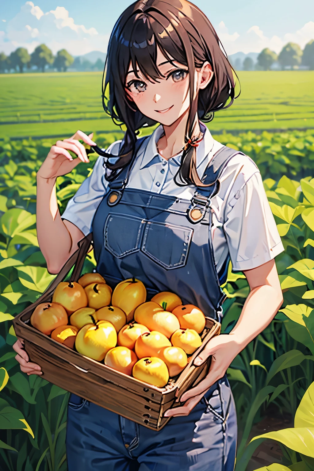 farmer smiling