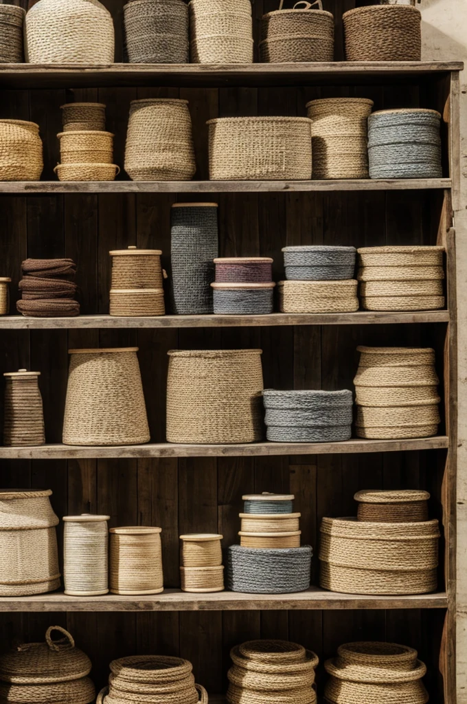 Old textile merchandise