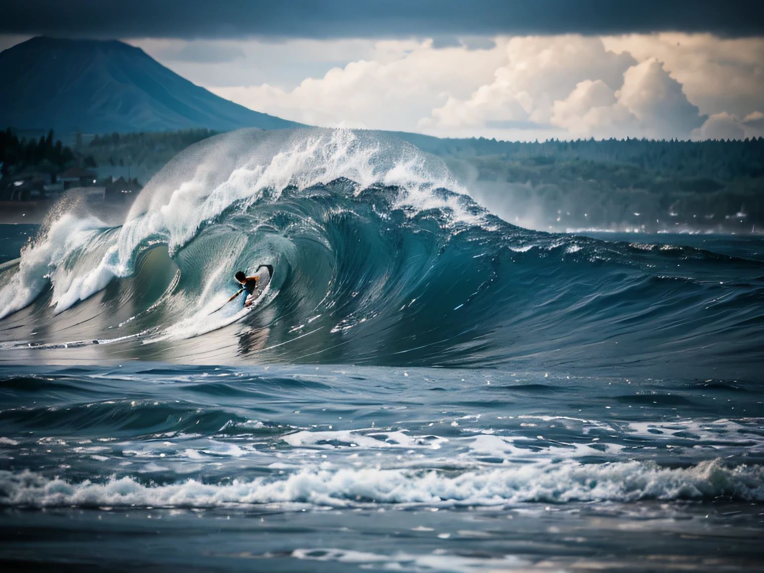 tsunami background