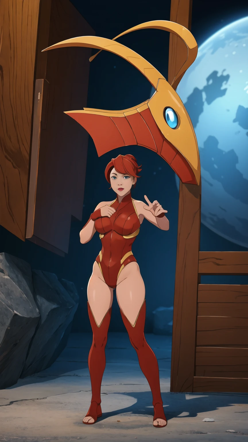 ((photo by full body, standing, )) TeelaChiron character,  