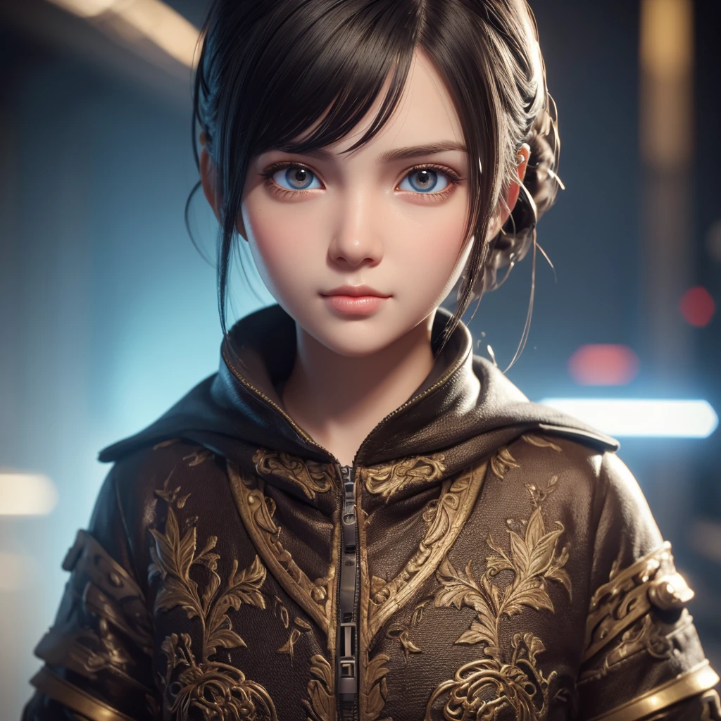 A white man with black hair who looks very knowledgeable about technology, extremely cute 3d cartoon style, with a very large head, big eyes, and , detailed facial features, detailed clothing, intricate background, vibrant colors, soft lighting, (best quality,4k,8k,highres,masterpiece:1.2),ultra-detailed,(realistic,photorealistic,photo-realistic:1.37),detailed 3D render,cinematic lighting,highly detailed character design,cute and adorable expression,very expressive eyes