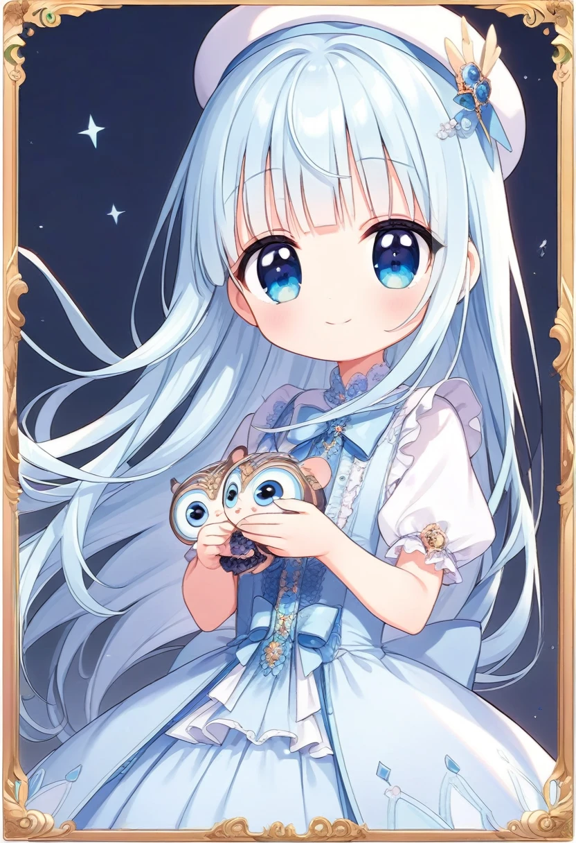 masterpiece, best quality, extremely detailed, (illustration, official art:1.1), 1 girl ,(((( light blue long hair)))), ,(((( light blue long hair)))),light blue hair, , long hair ((blush)) , cute face, big eyes, masterpiece, best quality,(((((a very delicate and beautiful girl))))),Amazing,beautiful detailed eyes,blunt bangs((((little delicate girl)))),tareme(true beautiful:1.2), sense of depth,dynamic angle,,,, affectionate smile, (true beautiful:1.2),,(tiny 1girl model:1.2),)(flat chest) ,((INFINITE GIRLS LINE UP A LOT CUTE CHIBI GIRLS、, playing squirrel on her hand,))There are acorns on top of the book, (Squirrel stealing acorns: 1.2),
, floating hair, (cute), big eyes, detailed eyes, (long hair),
(cute), cool, (kawaii), big eyes, detailed eyes,
(Polite Smile),
((young, baby face)), 
(Magnificent Panorama View: 1.3),
masterpiece, best quality, extremely detailed, (illustration, official art:1.1), 1 girl ,(((( light blue long hair)))), ,(((( light blue long hair)))),light blue hair, , long hair ((blush)) , cute face, big eyes, masterpiece, best quality,(((((a very delicate and beautiful girl))))),Amazing,beautiful detailed eyes,blunt bangs((((little delicate girl)))),tareme(true beautiful:1.2), sense of depth,dynamic angle,,,, affectionate smile, (true beautiful:1.2),,(tiny 1girl model:1.2),)(flat chest) ,((INFINITE GIRLS LINE UP A LOT CUTE CHIBI GIRLS、, playing squirrel on her hand,))There are acorns on top of the book, (Squirrel stealing acorns: 1.2), , floating hair, (cute), big eyes, detailed eyes, big eyes, detailed eyes, (Polite Smile), ((young, baby face)), (Magnificent Panorama View: 1.3), best quality, masterpiece, (white mauve background, white mauve backdrop), wind, overlooking, Surprising a super cute moment, depth of field, 8k, 16k, (girls with young), ((spoken heart)), be in heat, ((little kids)), ((Japanese(-style) bookbinding\)), (beret), (ribbon), ((frills)), (affectionate contacts, physical contact, personal physical contact),, (THE GIRL ALWAYS 