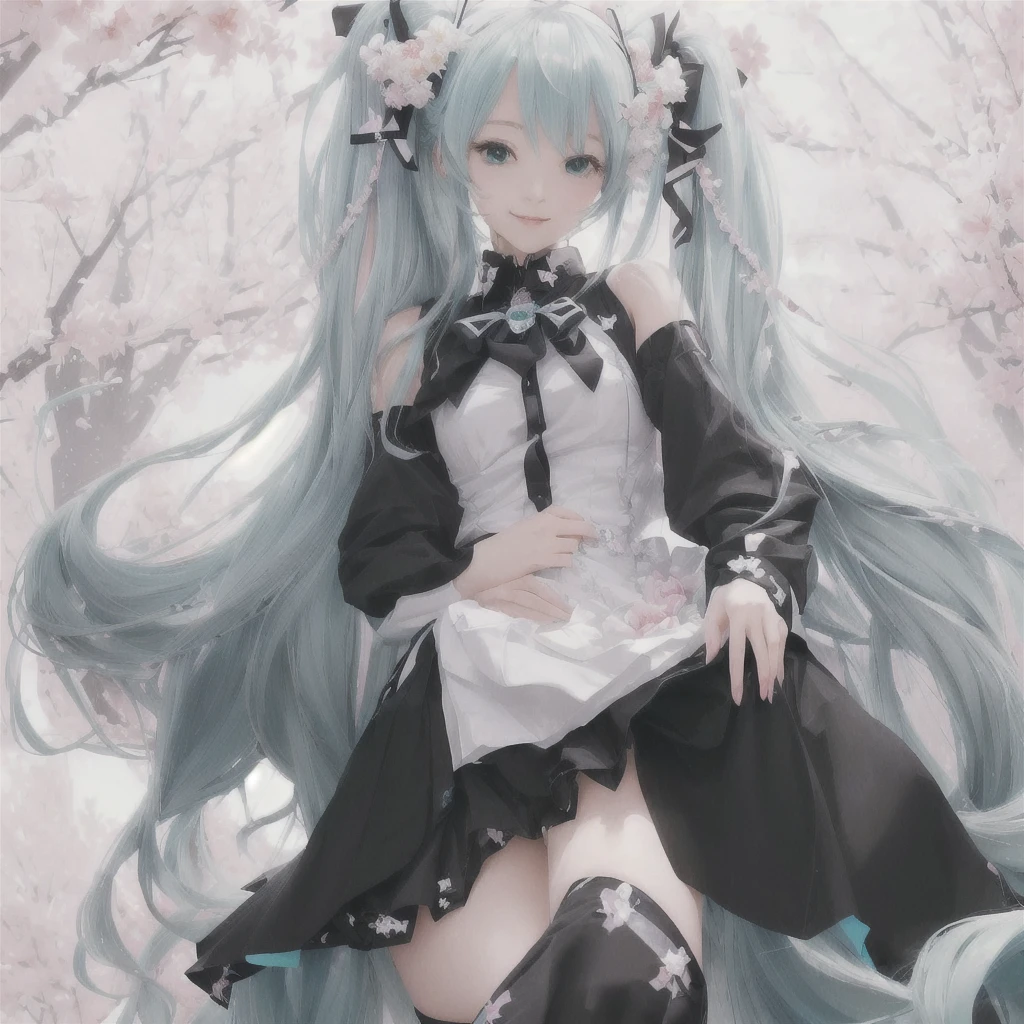 Anime Girls with long hair and a white shirt and black pants, portrait of hatsune Miku, hatsune Miku portrait, Mikudayo, hatsune Miku, Miku, Pixiv, Zerochan Art, digital art on Pixiv, Nightcore, Pixiv contest winner, Anime Girls, (Anime Girls), beautiful Anime Girls, pretty Anime Girls, Anime Style 4k