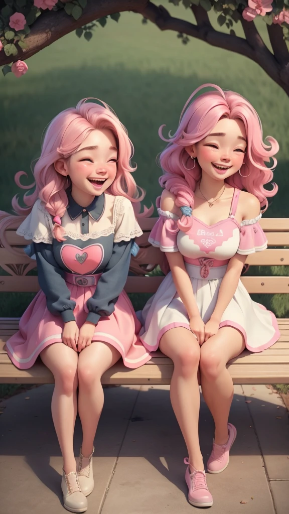 three women sitting on a bench laughing and laughing, young women, womanhood”, 🤬 🤮 💕 🎀, beautiful women, celebrating, older sister vibes, pexels, a group of people, edited, having a great time, 😭 🤮 💕 🎀, beautiful girls, annoying sister vibes, taken in 2 0 2 0, gen z, laughing