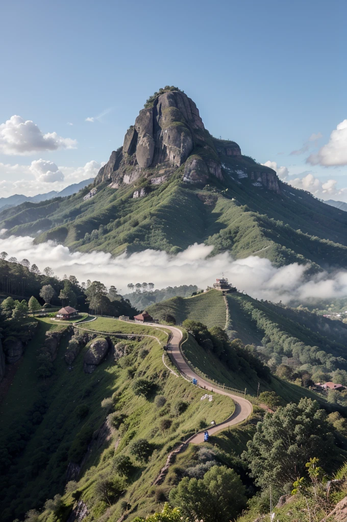 beautiful "Sripadaya" (Adams peak) is Sri lanka
