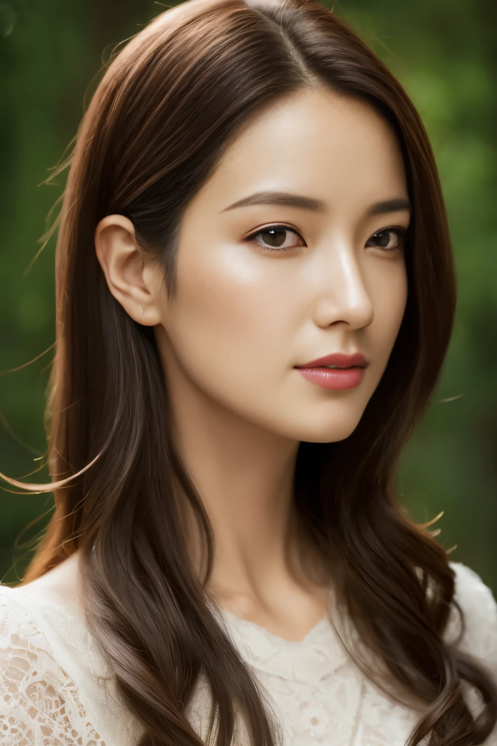 a beautiful woman, beautiful detailed eyes, beautiful detailed lips, extremely detailed eyes and face, long eyelashes, flawless skin, perfect facial features, elegant hairstyle, serene expression, natural lighting, cinematic composition, dramatic lighting, warm color palette, photorealistic, masterpiece, hyper detailed, 8k, photorealistic, (best quality,4k,8k,highres,masterpiece:1.2),ultra-detailed,(realistic,photorealistic,photo-realistic:1.37)