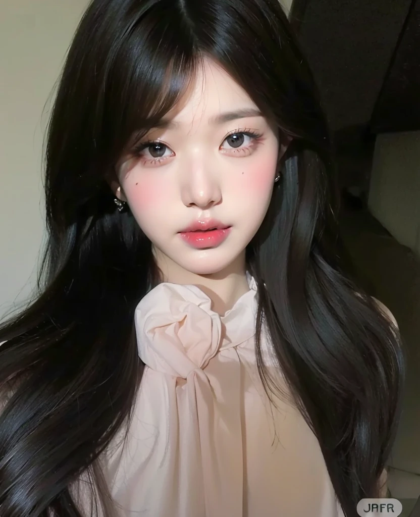 Best Quality, masterpiece, ultra high resolution, (photorealistic:1.4), raw photo, 1 girl, cafe interior, looking at the viewer, by the wide, Pale skin, half body