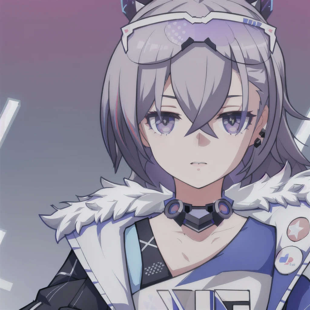 silver wolf, honkai star rail, 1girl, masterpiece, (beautiful and aesthetic:1. 5), thick black lineart, clean lineart, perfect lineart, variable lineart, clean anime outlines, intense line art, bold lineart, sharp lineart, best quality, high quality, best quality, ultra-detailed, colourful, saturated colours, dynamic lighting, HD,