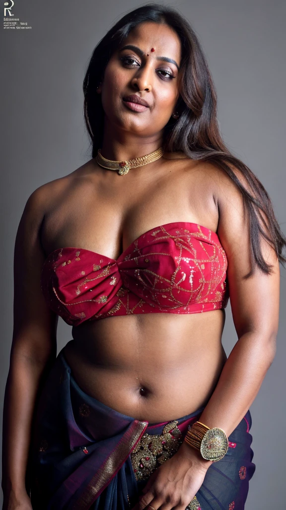 Foto RAW, photorealistic, photography, full body shot, 60 years old Woman, mascara, eye kajal, juicy figure, master shot, perfect eyes, goddess like beauty, pierced eyes, perfect thick chubby mallu Desi aunty bhabhi, Wearing a Stanapatta, a chest-band.Saree model, model Photography, Indian saree shoot, Indian traditional wear advertising photography, traditional wear brand shoot, face of Indian actress Sonakshi Sinha, masterpiece, realistic, realism, incredible details, pleasure, photorealism, detailed skin, skin pores, high contrast, photorealistic Artstation 8k HD digital art trend of high definition and detailed realistic skin texture, ultra detail, realistic skin texture, armature, best quality, ultra high definition, (photorealistic:1.4),, high resolution, detail, raw photo, sweat, Re sharp, by Lee Jefferies Nikon D850 Film Stock Photo 4 Kodak Portra 400 Camera F1.6 Lens Rich Color Ultra Real Realistic Realistic Textures Dramatic Lighting Unreal Engine Trending at Art Station Cinestill 800,(pele altamente detalhada: 1.2), 8k UHD, DSLR, soft-lighting, alta qualidade, grain of film, Fujifilm XT3,she didn't like to wear blouse or bra, she is happy to wear only saree, she hates blouse or bra, highly detailed hairy armpits, hyper realistic skin, skin pores, sweat, veins, stubble armpits, erotic temptation, appealing figure, appealing body language, fleshy arms, horny desi indian mommy, she wants to dominate young boys by showing her tempting figure, irresistibly hot, armpits hair clearly visible, freckles 0.2, stretchmarks 0.2, outstanding picture quality, sharp focus, 4k edits, dramatic lighting