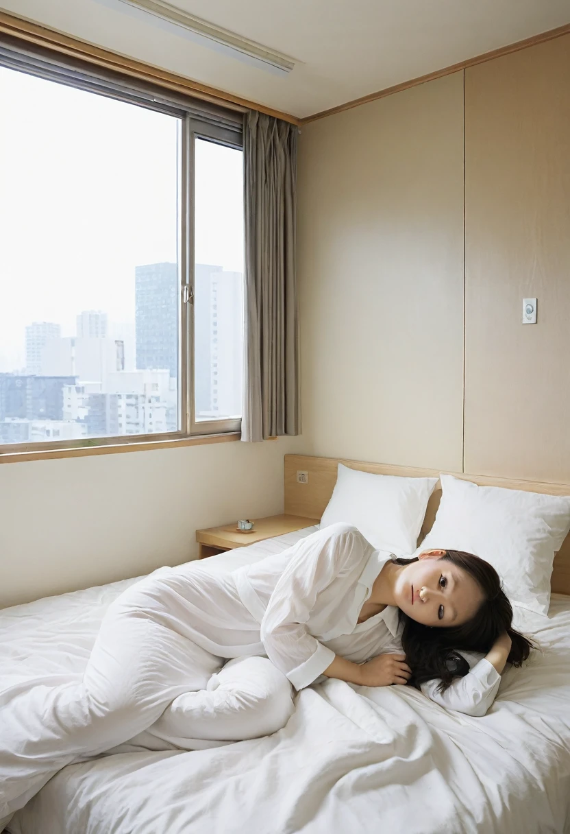 Age 27、OL、An apartment room、Waking up