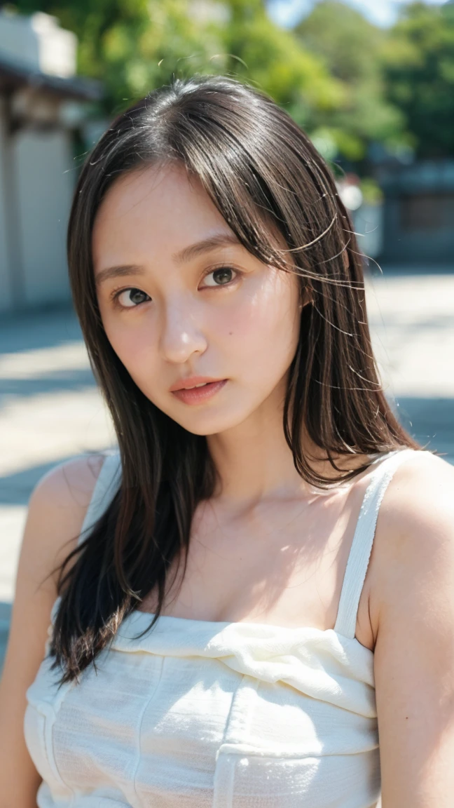 (masterpiece、Highest quality、Very detailed),Beautiful woman、 ((Extremely precise and accurate anatomy:1.0)), (photo Realistic:1.4), (hyper Realistic:1.4), (Highest qualityのRealisticな肌の質感:1.4), (Improvement of quality:1.4), (Enhances the beauty of skin texture:1.1), Clean and glowing skin, mesh, thin:1.2, (Realistic:1.3), Realisticなライティング, (Smoother lighting:1.05), (Improving the quality of cinema lighting:0.9), Backlight, A gentle light on your face, Ray Tracing, (Bright light:1.2), 32K, One Japanese woman, fine grain, Detailed face, (Film Grain:1.1),(Accentuates body lines:1.1), High resolution, Natural look, Kind eyes, Improves hair quality, Delicate light and shadow, Transparent muscles, Graceful pose, Beautiful Eyes, Sharp details, Soft light reflection, Beautiful contours, Delicate skin tone, Fine hair texture,