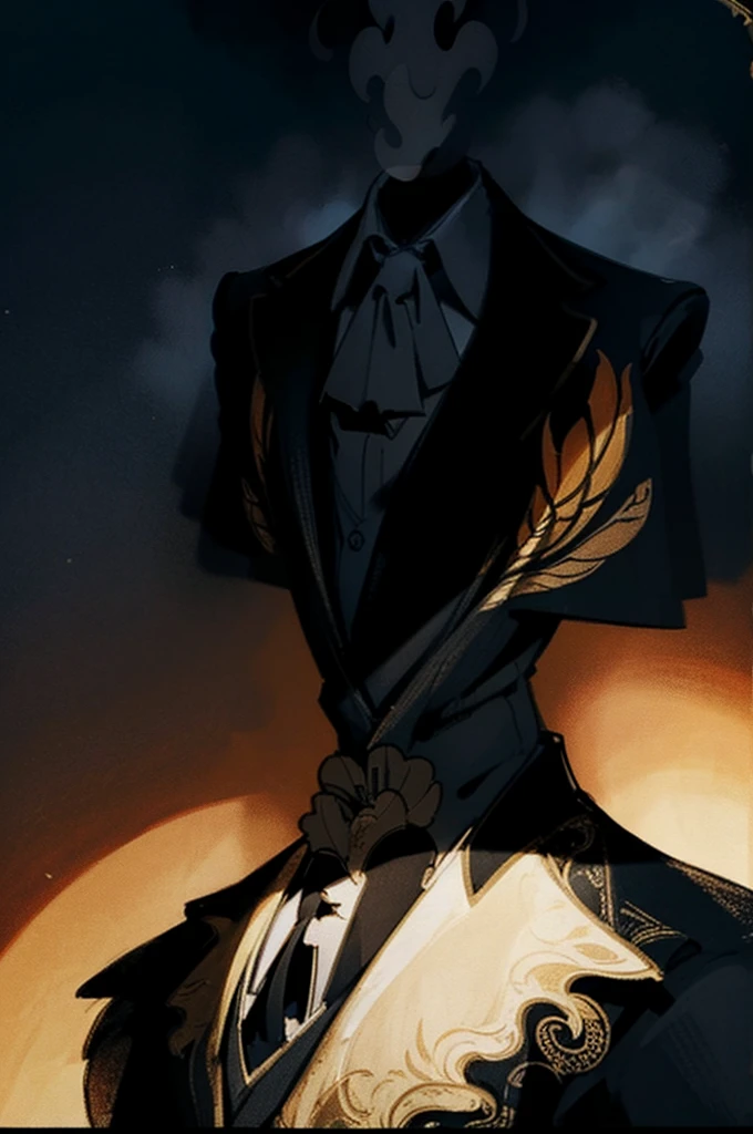 1man, masterpiece,strange head, shadow, face silhouette, shadowed face, head hidden by shadow, dark room, dark, formal clothes,elegant suit, vibrant shirt, high details, gorgeous, 4k,, no humans, cinematic, dramatic,contrast, flower background,