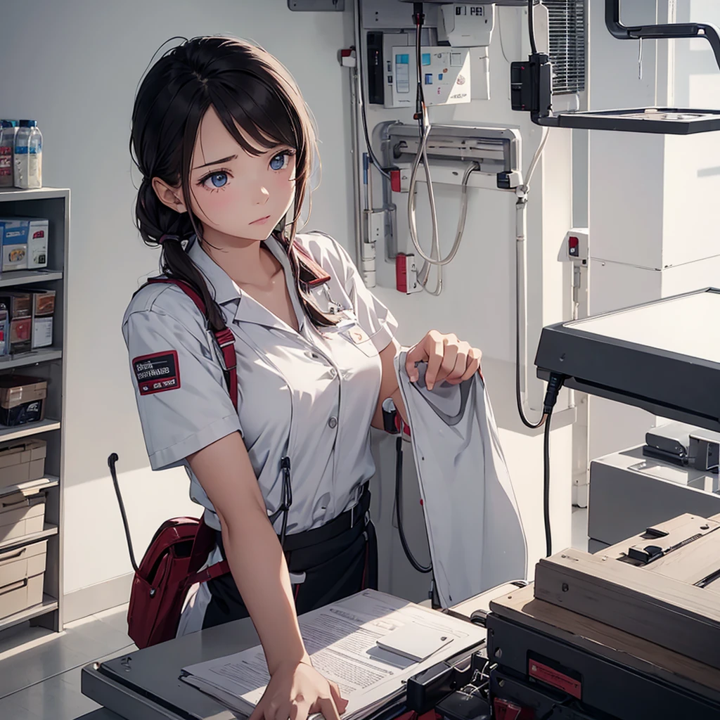 nursing aid1 girl, solo,