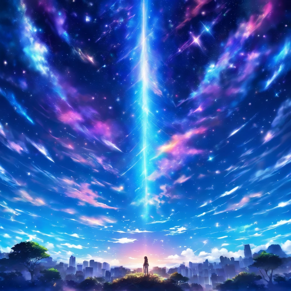 Starry sky space