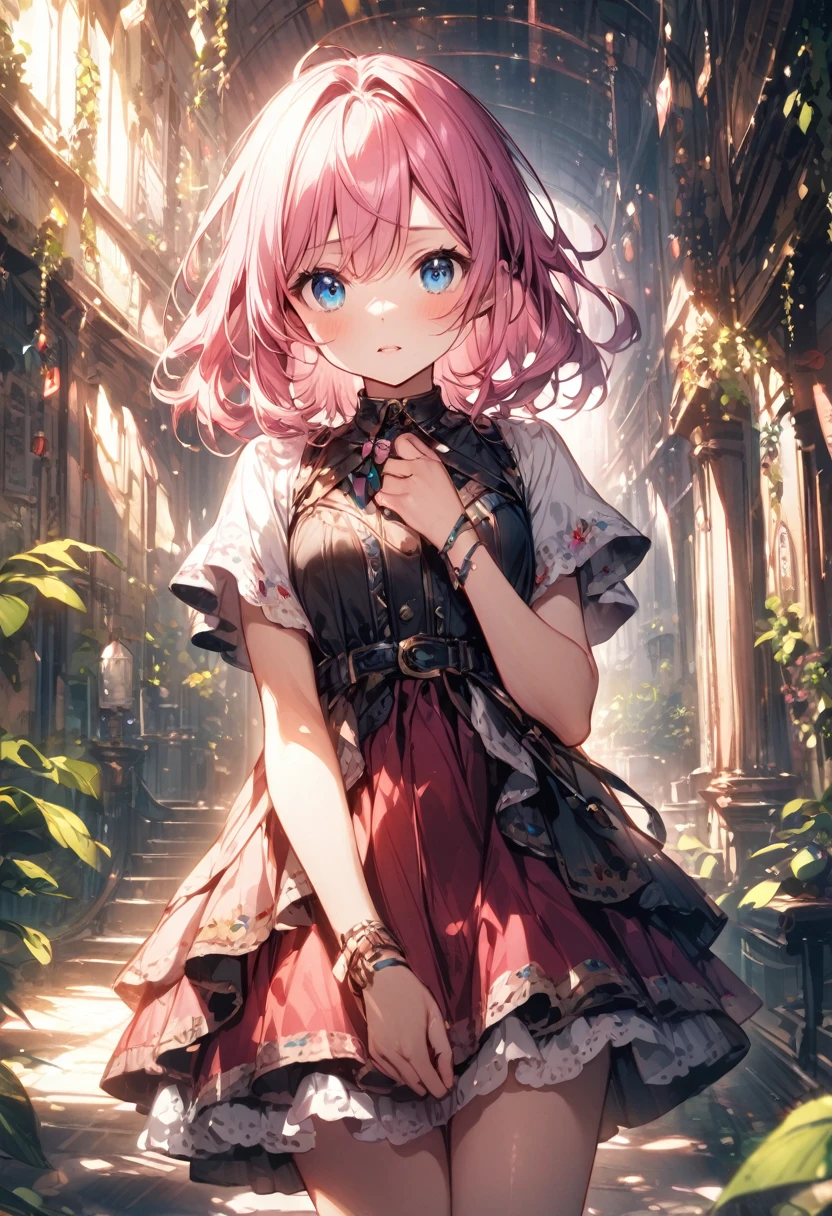 get lost、lost、Girl with pink hair、blue eyes