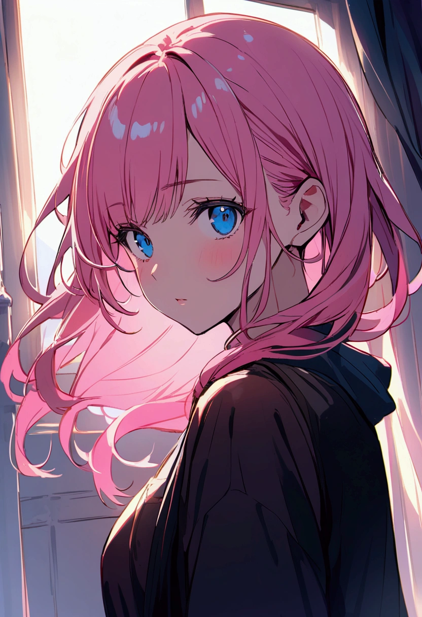 get lost、lost、Girl with pink hair、blue eyes