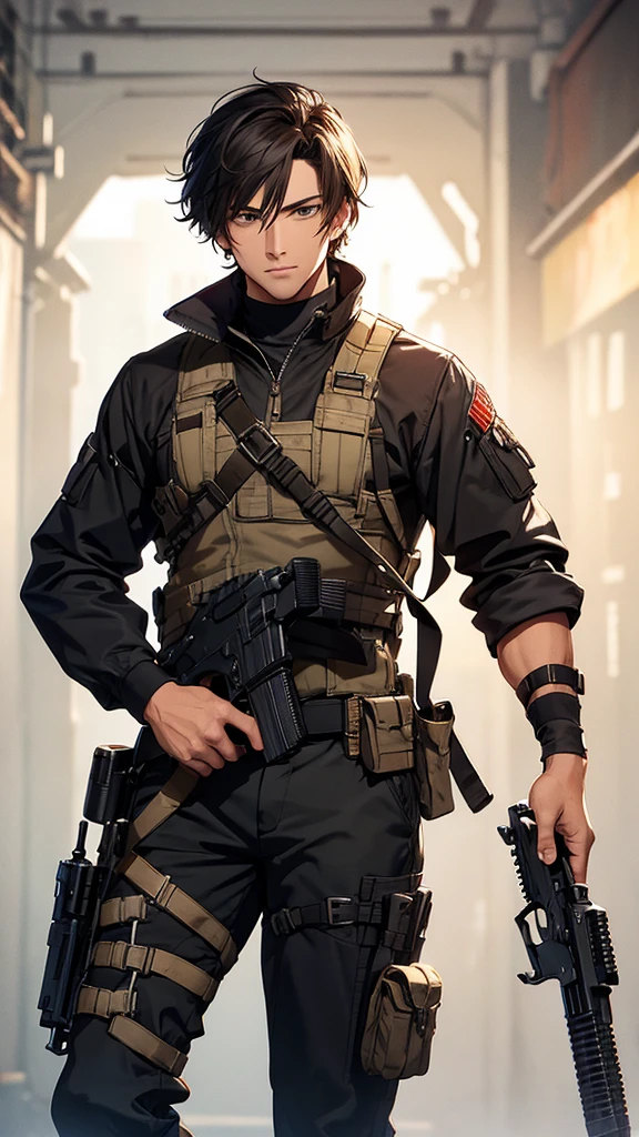 Male Gunslinger with rifle
