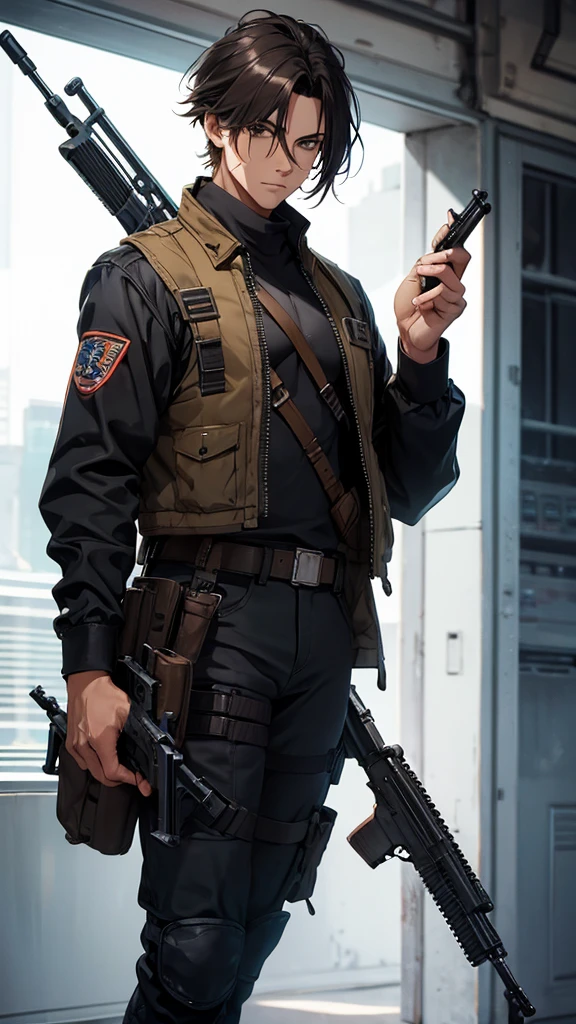 Male Gunslinger with rifle