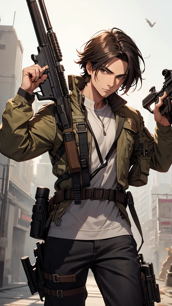 Male Gunslinger with rifle