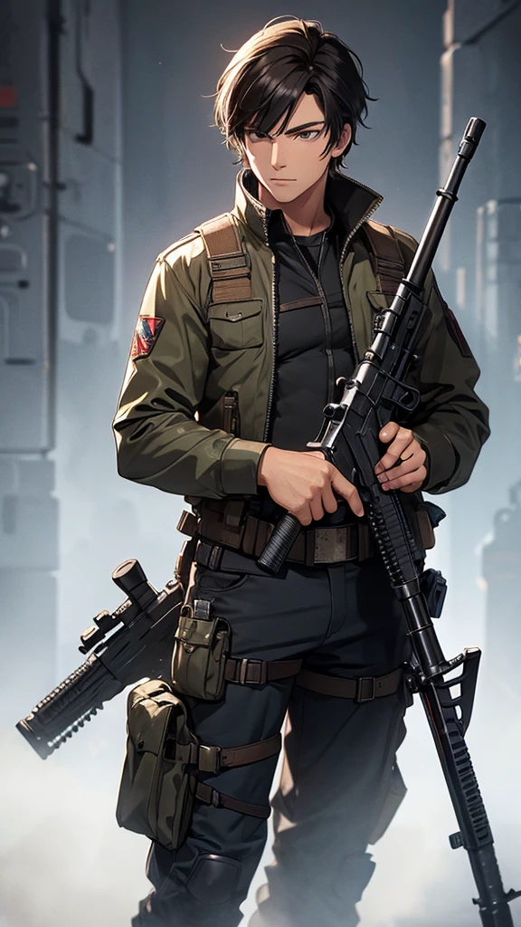 Male Gunslinger with rifle