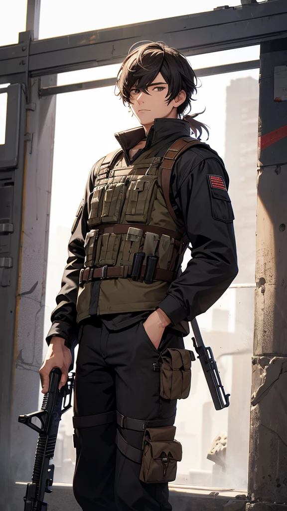 Male Gunslinger with rifle