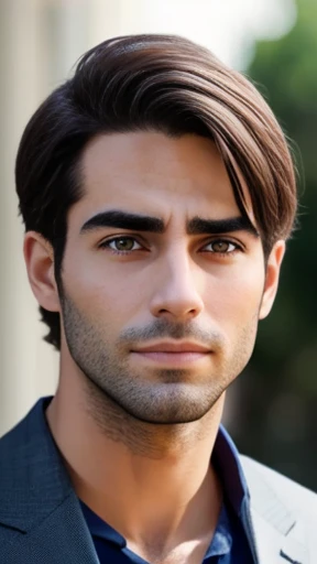 Make an Adelsonian man focus on the face