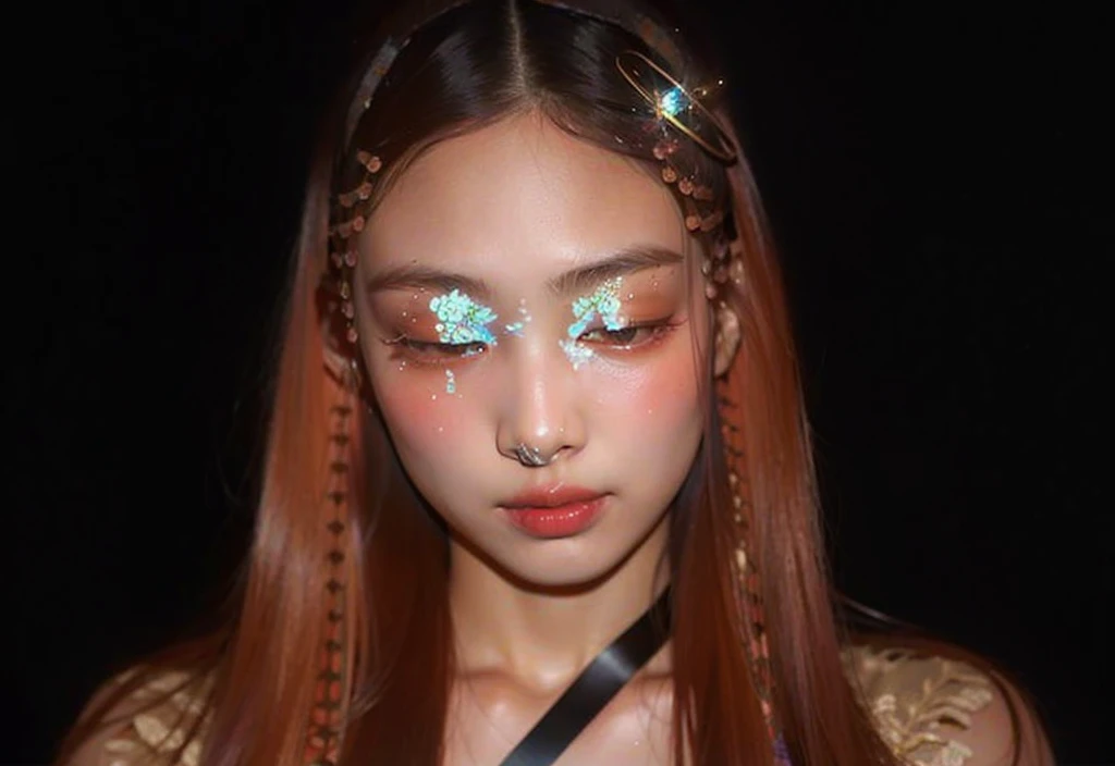 Asian woman with long black hair and a necklace, ulzzang, garota gótica KOREAN cruel,  KOREAN, Mulher sul-KOREAN bonita, linda mulher KOREAN jovem, mulher KOREAN jovem bonita, heonhwa choe, a young Asian woman, Mulher KOREAN, Jinyoung Canela,  Asian with long hair, Jisoo do Blackpink, An Asian woman, 18-years old