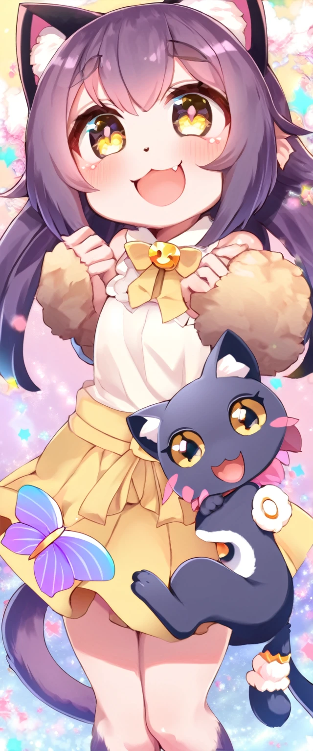 Highest quality、Great quality、16K、alone、fluffy、Furry、 A sparkling fantasy world where super cute beast girls jump around happily、cat beastman、Cat-like pupils、Vertical pupil、Cat Ears、Cat's lower body、Cat's legs、Reverse jointed feet、The jointed hind leg of an animal、covered in fur up to the waist、Completely naked、Long, saggy small breasts、Long Breasts、Saggy breasts、Huge nipples、Upturned nipples、Wide-open legs、fertilized egg cell、Sperm crowding around the egg、Obtaining sperm、Giant sperm、Enlarged labia、Love juice overflowing from the vaginal opening
