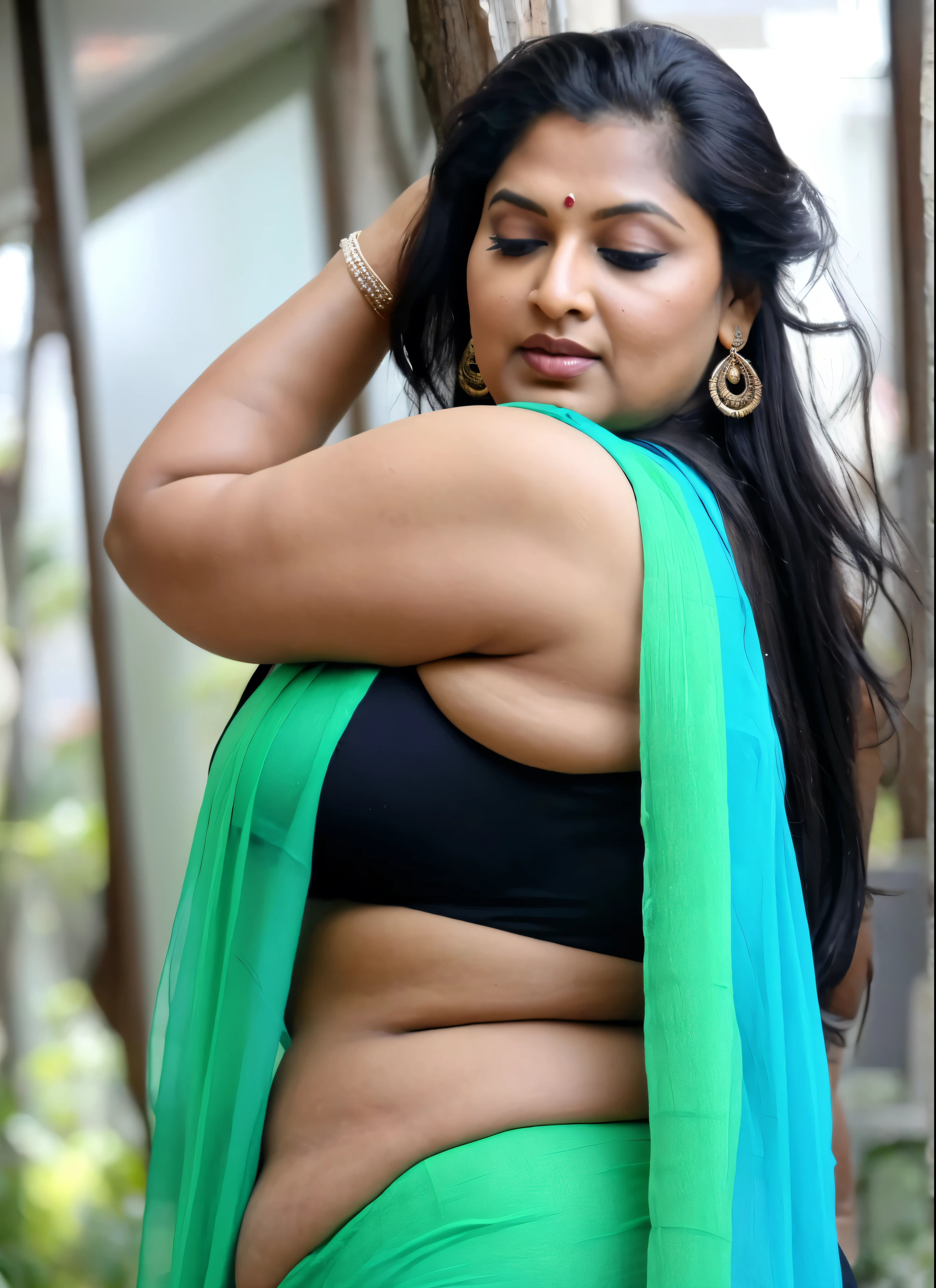 Sexy fat plus size indian bhabhi, 60 years old Woman, big Indian mommy, horny mommy, hot Amma, big Indian aunty bhabhi, wide body , heavy figure, sleeveless blouse, desi hot aunty, looks like Nayanthara, wearing sleeveless saree blouse, sexy sequin saree, bold saree fashion, bong saree fashion, bold hot photoshoot, sexy sequin saree, she has fleshy arms and fat wide belly, sexy armpits, showing her attractive fleshy figure, high quality skin, skin pores, skin texture, deep juicy navel, sexy navel folds, fleshy figure, jiggly belly, hyper realistic skin, RAW Foto, thick juicy figure,