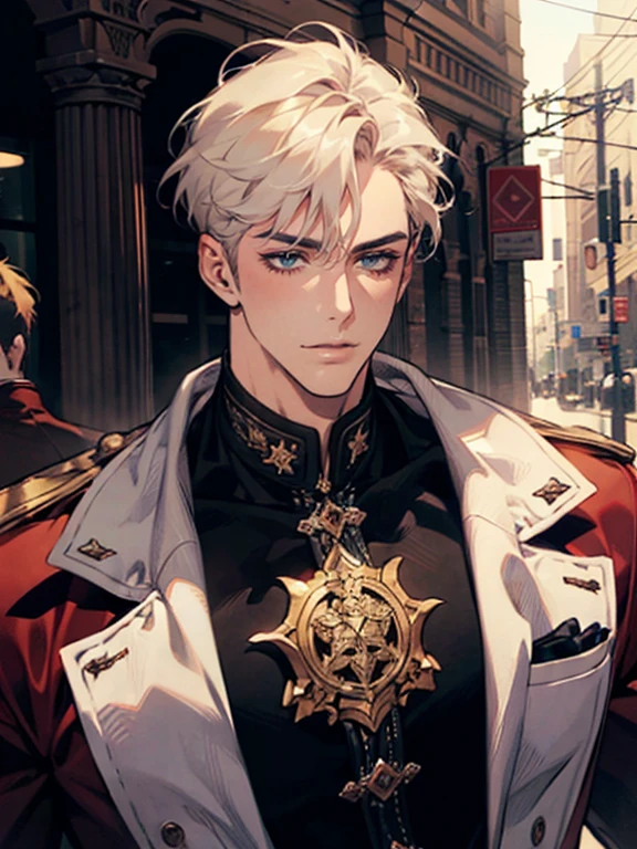portrait of (sks man) in good mood, street fighter, attractive male, character design, dynamic lighting, cool and bright tint, painting by gaston bussiere, craig mullins, j. c. leyendecker, tom of finland