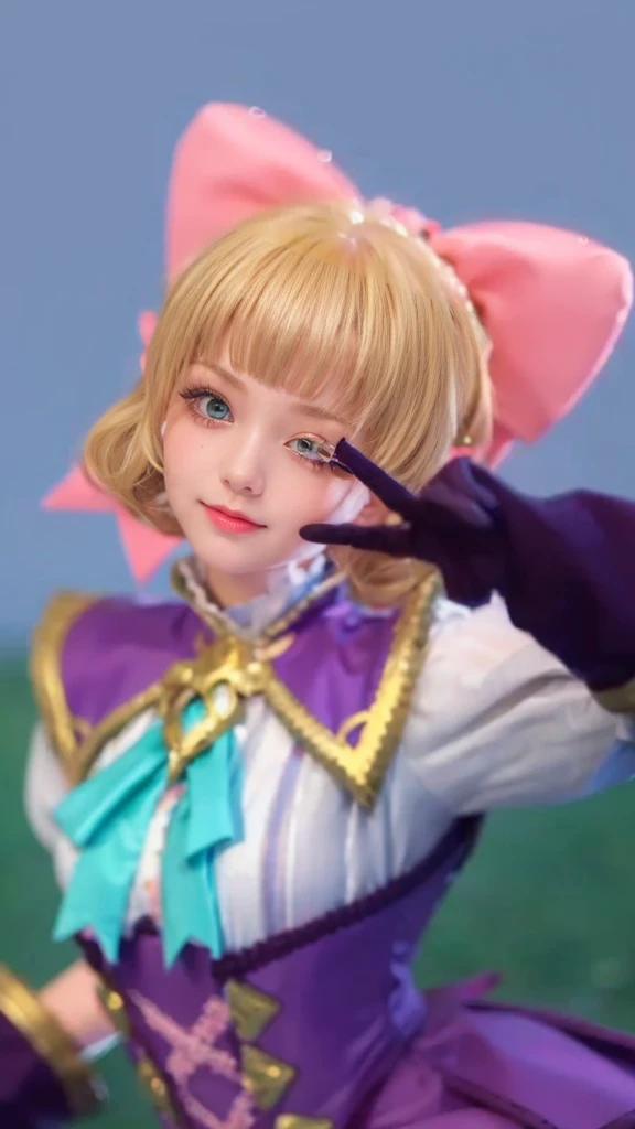 1 girl, solo, cute, looking at viewer, beautiful body, blush, (silver blonde short wavy hair), (small breast), (green eyes), very life-like eyes, stylish casual outfit, beautiful environment, highly detailed, masterpiece, best quality, highest quality, high resolution, (masterpiece:1.2), realistic lighting, incredible lighting