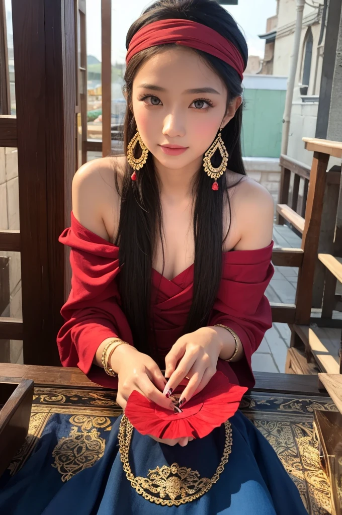 fortune teller beautiful girl