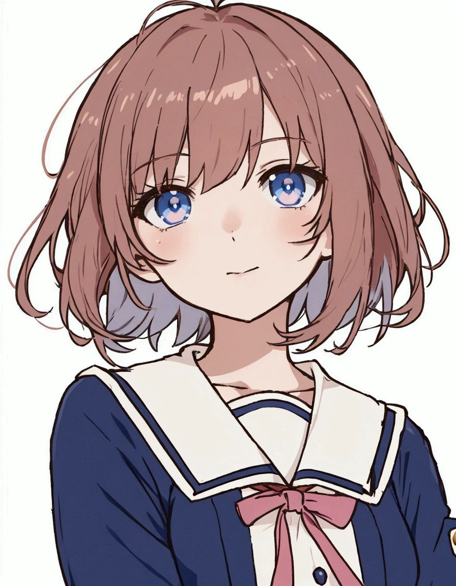anime girl with blue eyes and a sailor outfit, sayori, anime visual of a cute girl, extremely cute anime girl full body, cute anime face, cute anime girl, cute natural anime face, cute anime girl full body, anime moe artstyle, (anime girl), young anime girl, female protagonist 👀 :8, an anime girl, full body of an anime girl