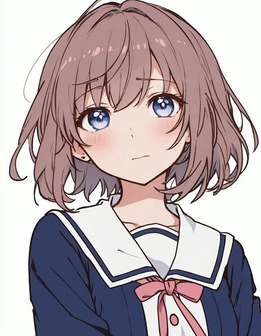 anime girl with blue eyes and a sailor outfit, sayori, anime visual of a cute girl, extremely cute anime girl full body, cute anime face, cute anime girl, cute natural anime face, cute anime girl full body, anime moe artstyle, (anime girl), young anime girl, female protagonist 👀 :8, an anime girl, full body of an anime girl