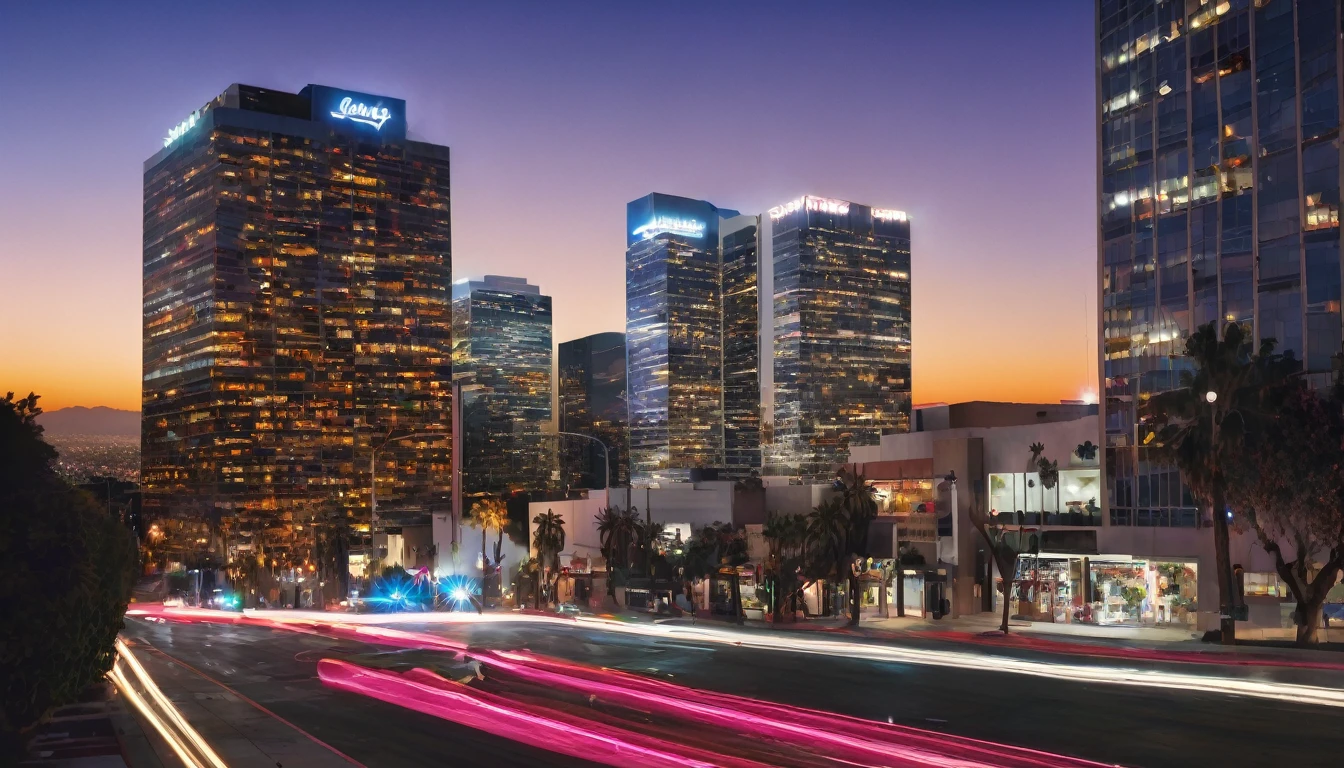 glamorous glossy Los Angeles