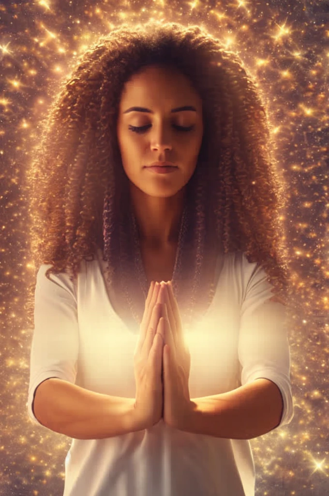 high quality, 4k, 8k, detailed, reiki master, woman practicing reiki, glowing healing hands, spiritual energy, peaceful, calm, serene, meditation, natural light, warm tones, soft focus, ethereal, mystical