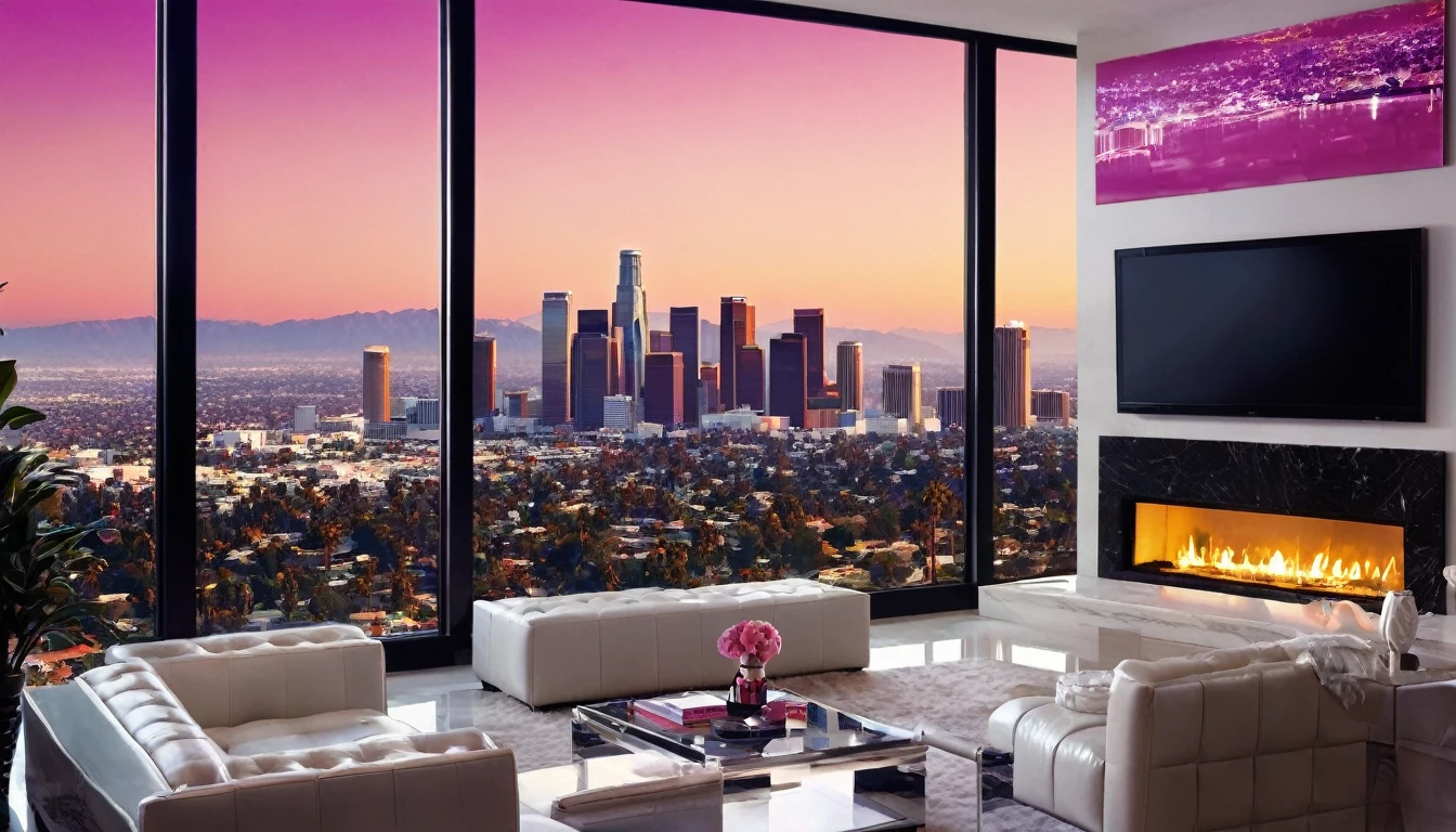 glamorous glossy Los Angeles