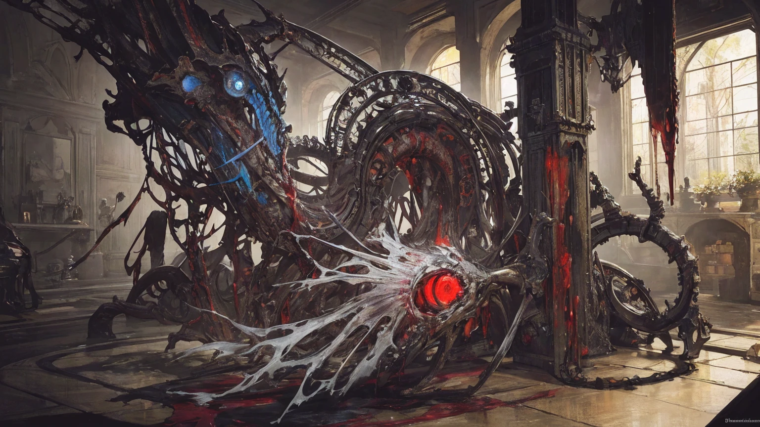 (body horror:1.4), (biomachine:1.3), (bloody:1.2), living being, (nipples), (colorful:1.2), Hans Giger, many hands, (zentangle:1.2),
oil on matte canvas, sharp details intricate, highly detailed, digital painting, rich color, smooth, sharp focus, illustration, Unreal Engine 5, 8K, art by artgerm and greg rutkowski and alphonse mucha
(masterpiece,detailed,highres:1.2),