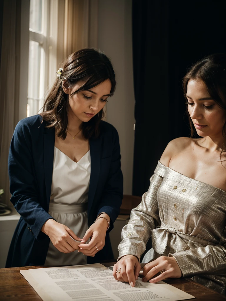 Here’s a more detailed visual suggestion for the cover of "The Marriage Bargain":

1. **Background**:
   - Use a rich, textured background, like a deep navy or burgundy, which can convey a sense of sophistication.

2. **Central Imagery**:
   - **Marriage Contract**: A partially unrolled scroll or document with a visible signature line, possibly with a gold or silver pen beside it.
   - **Wedding Rings**: Place two intertwined rings on the contract, symbolizing the union and agreement.

3. **Accent Details**:
   - **Bridal Bouquet**: A subtle overlay of a bouquet or flower petals around the edges can add a romantic touch.
   - **Silhouette of a Couple**: A faint, elegant silhouette of a couple holding hands or facing each other, positioned near the bottom or side of the cover.

4. **Title and Author’s Name**:
   - **Title**: Use a bold, elegant serif font for "The Marriage Bargain," perhaps in a gold or white color to stand out against the dark background. Consider a slight shadow or embossing effect for added depth.
   - **Author’s Name**: Place it below the title in a smaller, complementary font. This could be in a clean, modern sans-serif to contrast with the title’s style.

5. **Overall Design**:
   - Keep the design balanced and uncluttered to ensure the title is the focal point. The imagery should enhance the theme without overwhelming the text.

This design approach will help convey both the romantic and contractual aspects of "The Marriage Bargain."