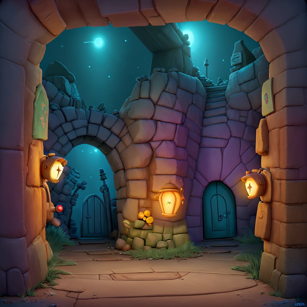 Dead end bright Light Disney style nadir