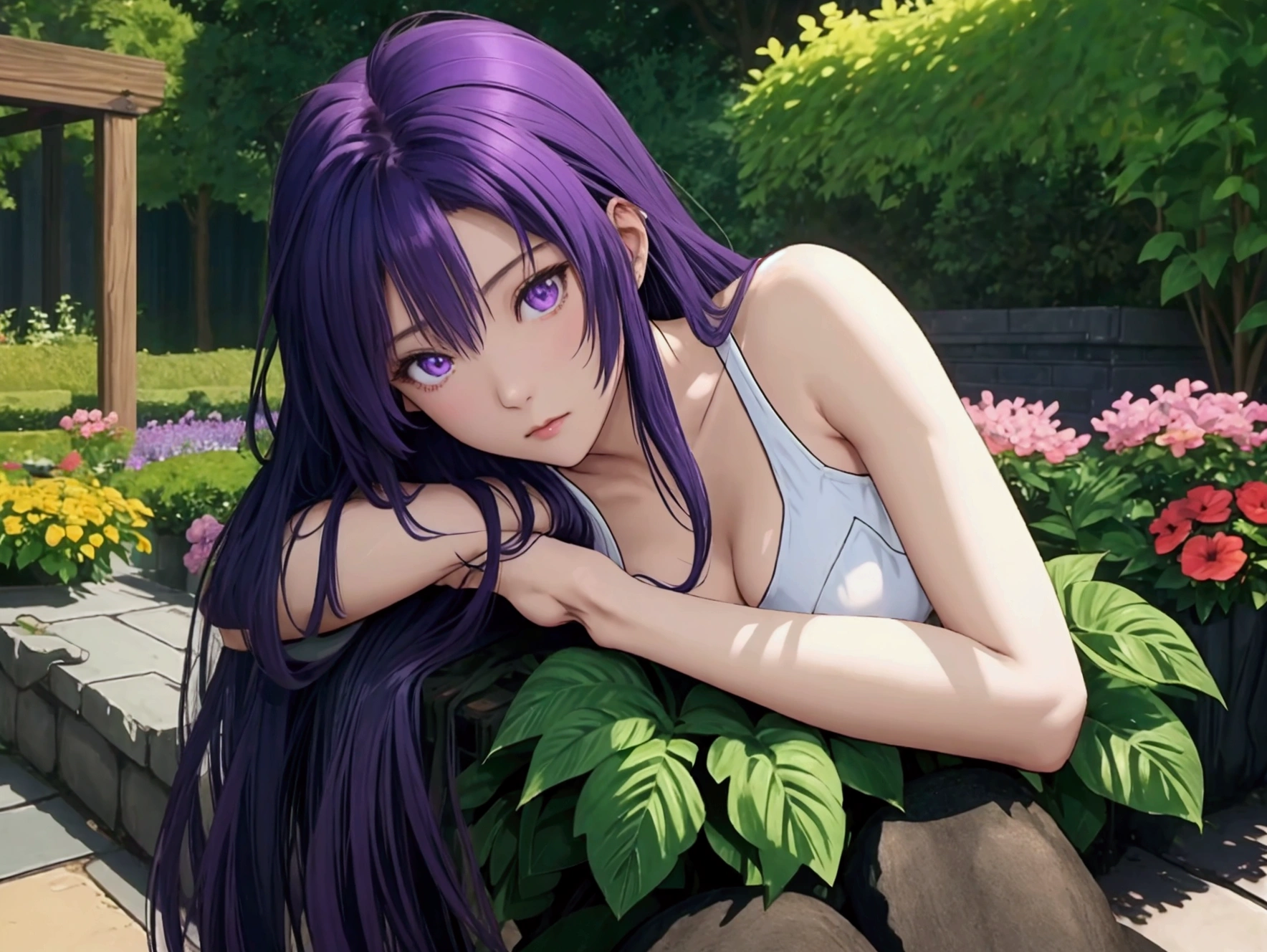 One woman、whole body、anime。Violet Eva's Garden、Smooth skin、RAW images、High definition、High resolution、high resolution