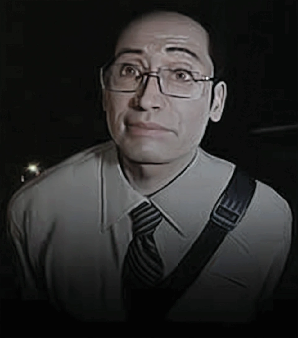 Cartoon character of a man in black glasses and blue shirt, an animated character, stylized character, animation style rendering, 3d stylized, Arnold Maya rendering, Stylized 3D rendering, toon render screenshot, 3d character, 3d character, Stylized 3D rendering, 3D character rendering, cartoon character, Personagem de close up, character posing, (Pixar-style) (master part:1.2) (bokeh) (best qualityer) (skin detailed) (detailed texture) (8k) (Argilla) (cinematic lighting) (sharp focus,Sit down and lift your upper body