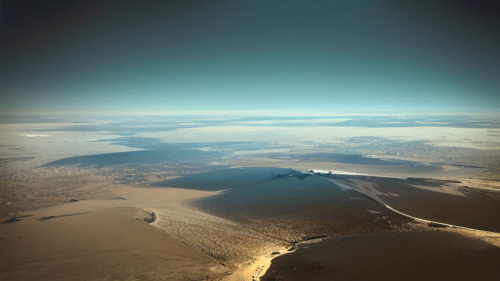 image of a vast wild and untamed world. Show diverse landscapes like, Arid deserts
