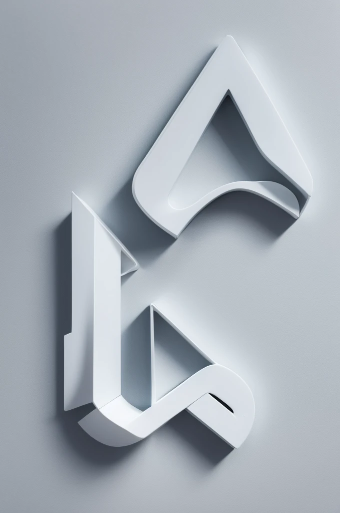Create a white background image with an L in the middle and Lucke Clips written below without any person just the letter
