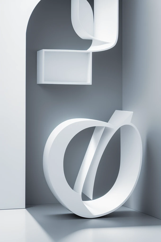 Create a white background image with an L in the middle and Lucke Clips written below without any person just the letter