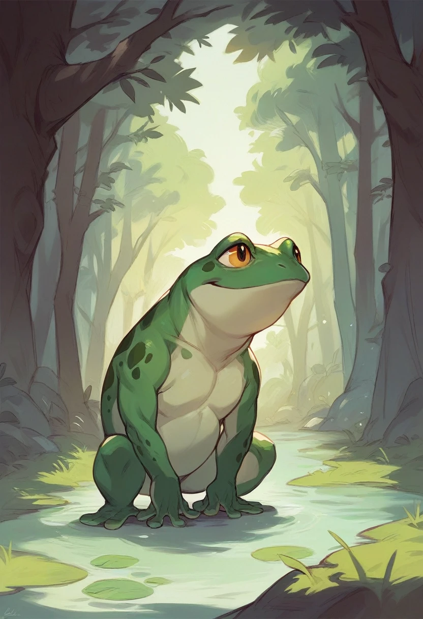 Draw the princess and the frog 