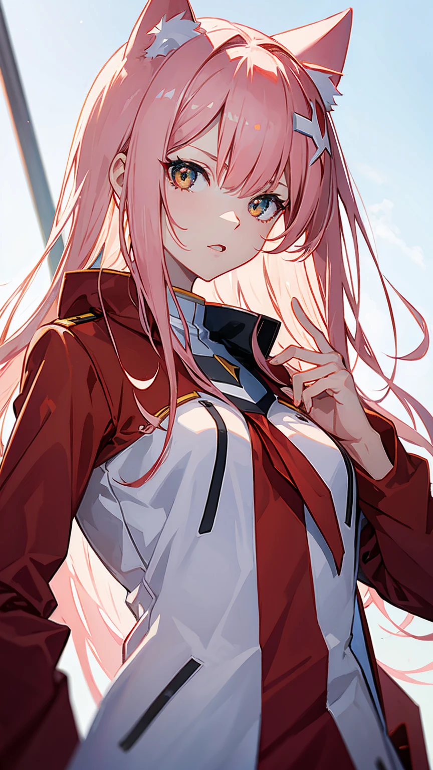 Zero Two, darling in the franxx, cat ears