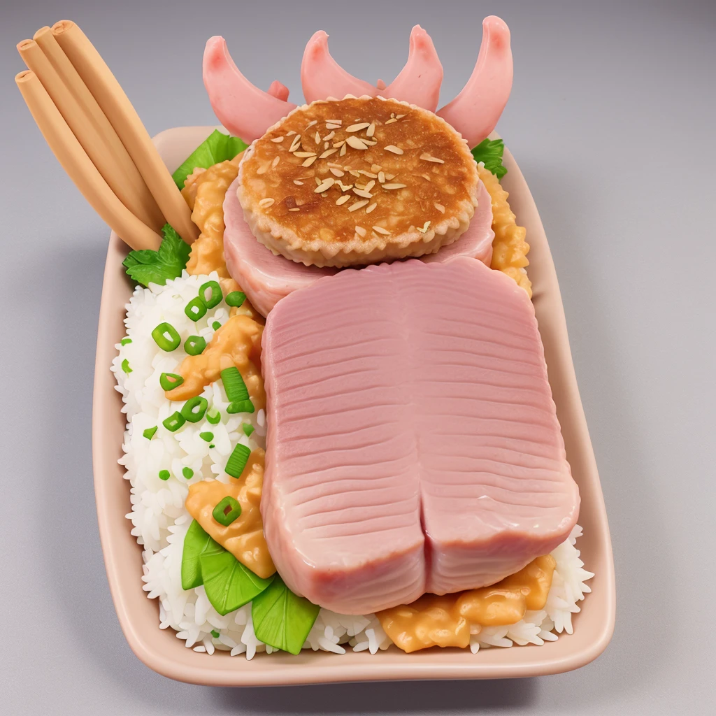 Pork cutlet on rice