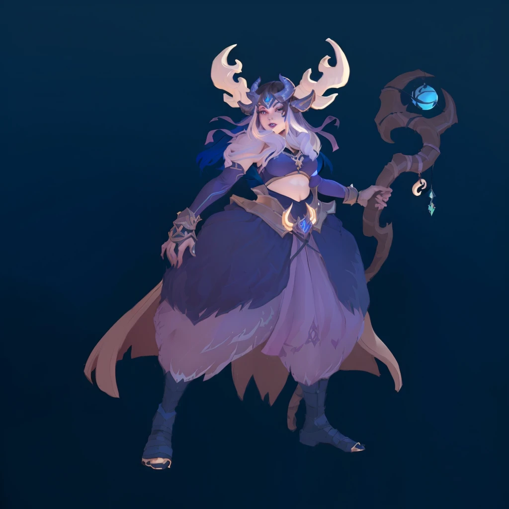 there is a woman with a horned head and a long horned tail, spirit fantasy concept art, Epic girl magician character, The concept of a fantasy character, dark enchantress full view, character design competition winner, mighty plump female enchantress, dark witch character, Human :: enchantress, full portrait of an elementalist, dark enchantress fullbody pose